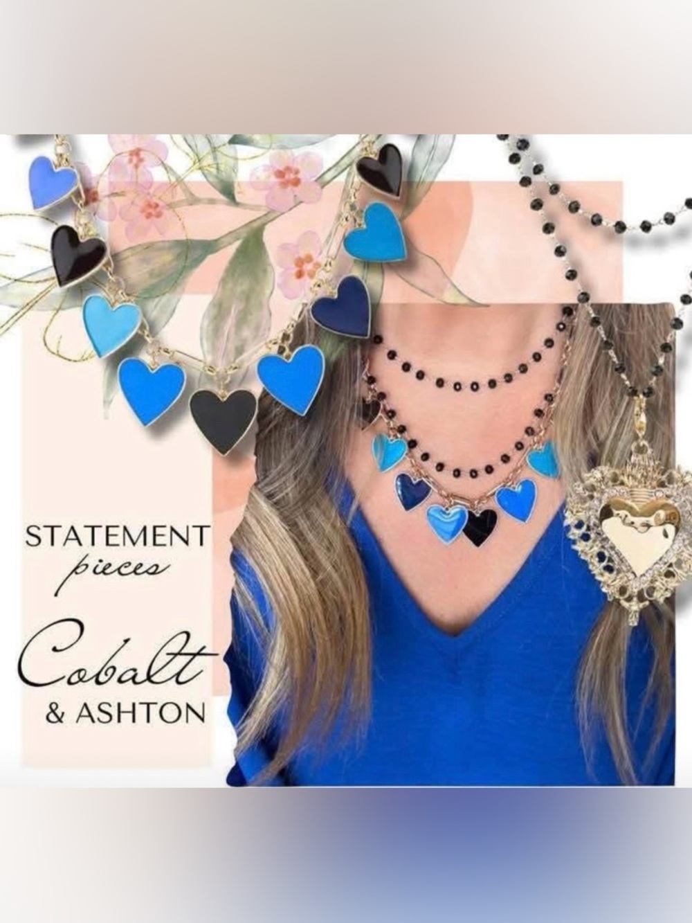 Park Lane Cobalt Necklace! BNIB!! Reversible!!
